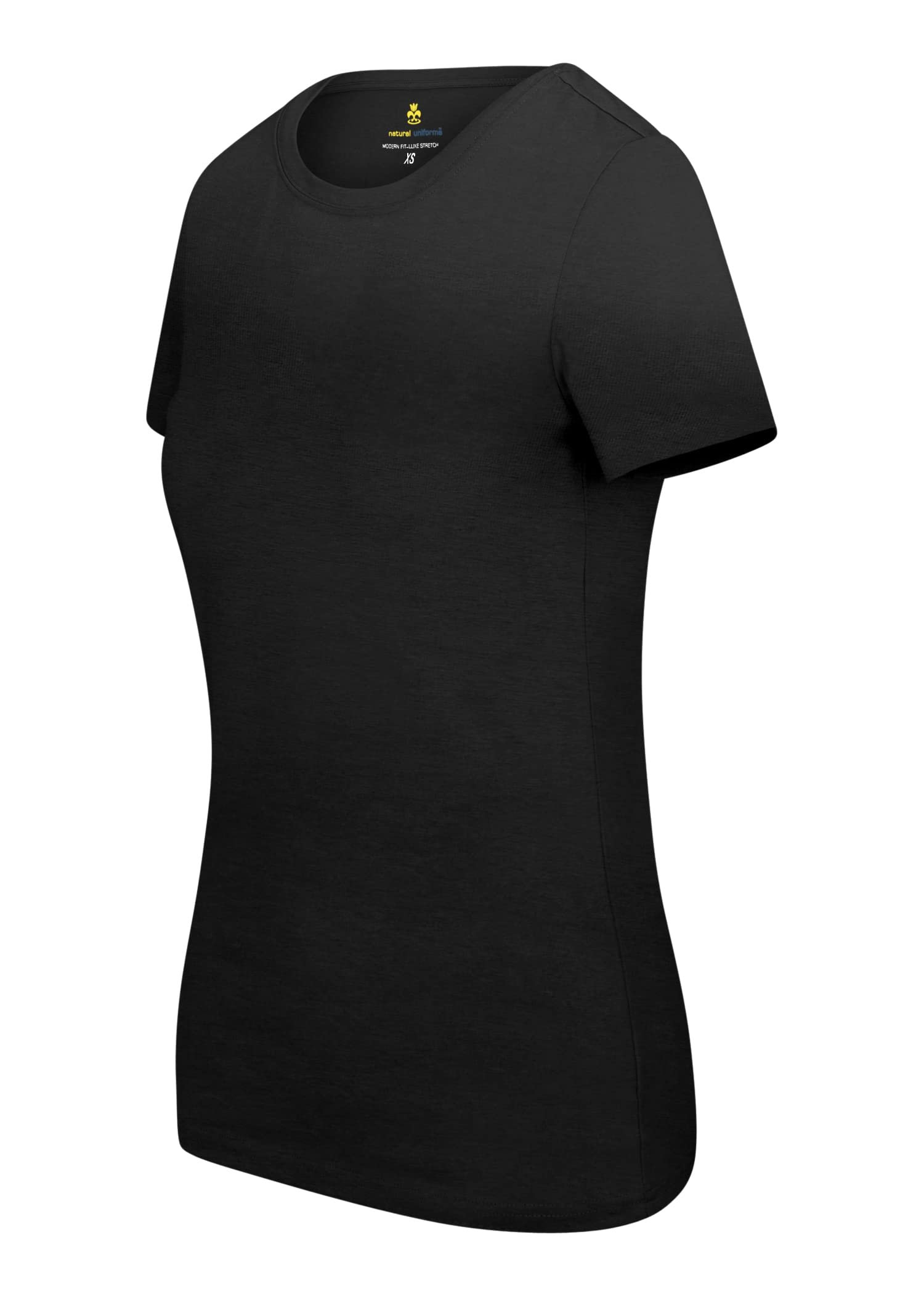 M&M SCRUBS Women's Short Sleeve Round-Neck T-Shirt Under Scrub