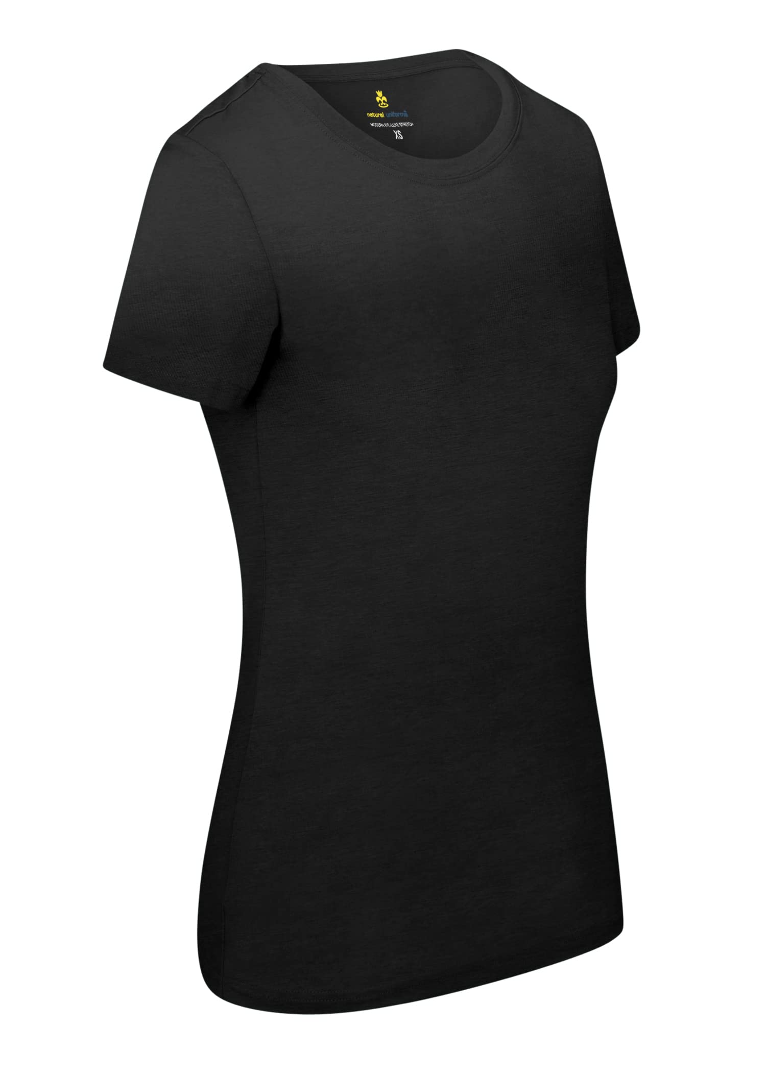 M&M SCRUBS Women's Short Sleeve Round-Neck T-Shirt Under Scrub