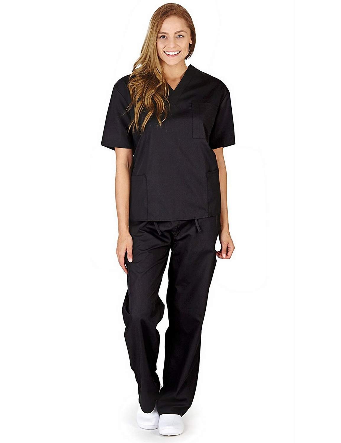 M&M SCRUBS Women's Scrub Sets, Scrub Top and Pants. Run Large
