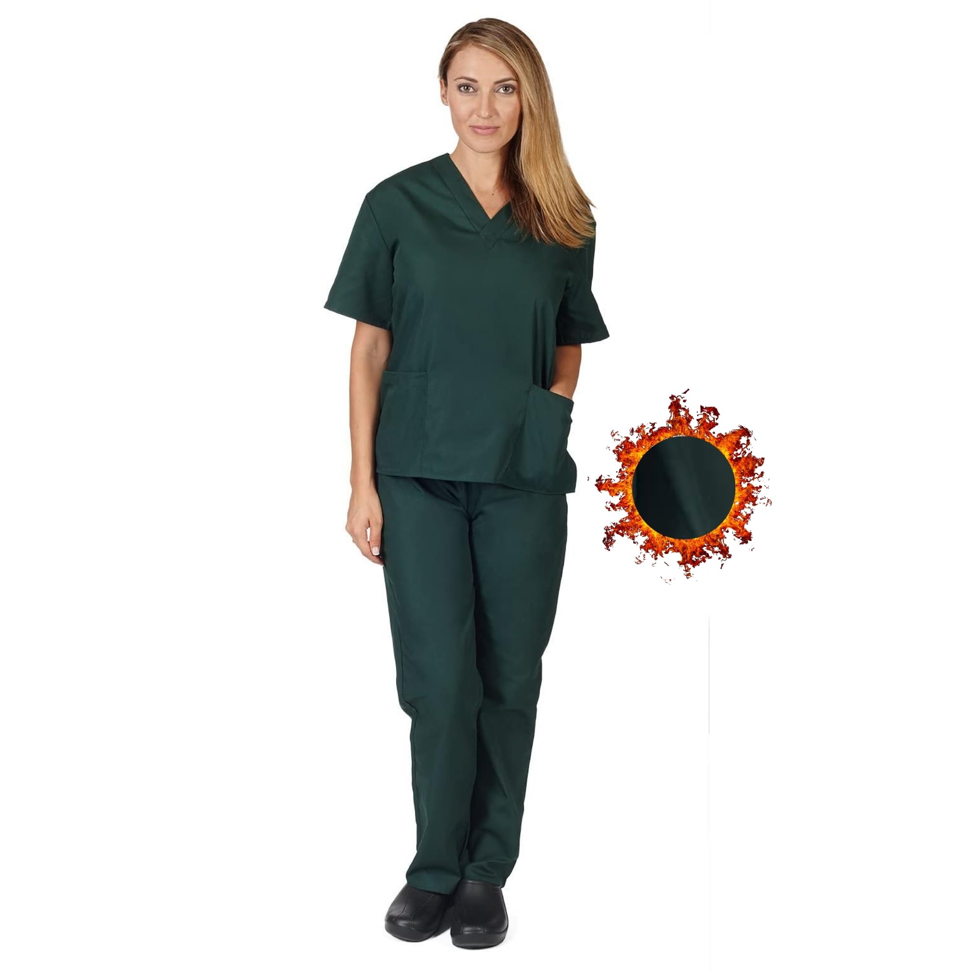 M&M SCRUBS Women's Scrub Sets, Scrub Top and Pants. Run Large ( STYLE 101 ) - Image 5
