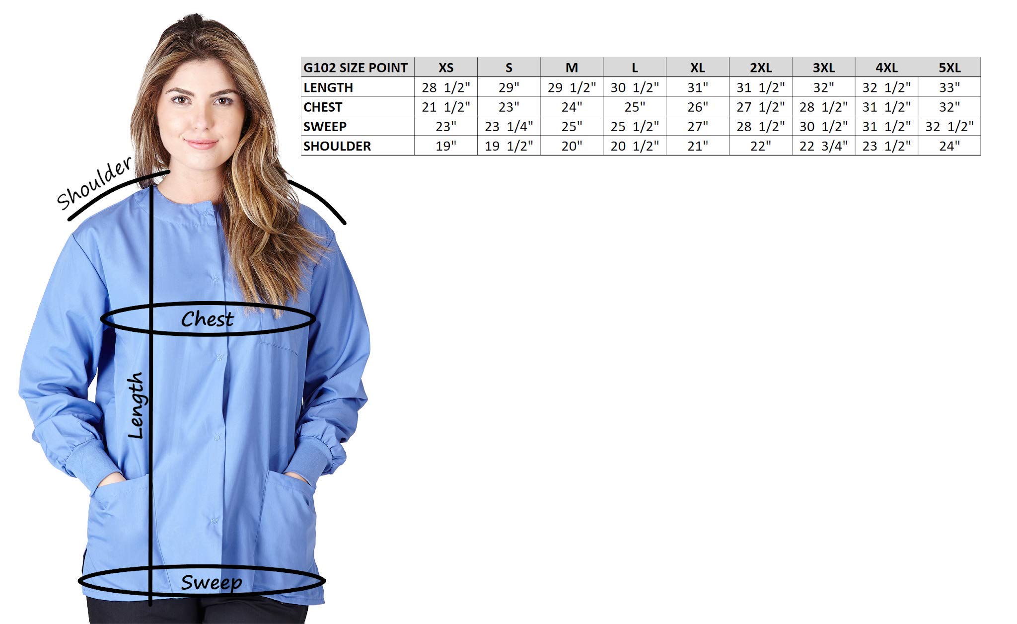 Medical Scrub Set Women's Scrub Jacket
