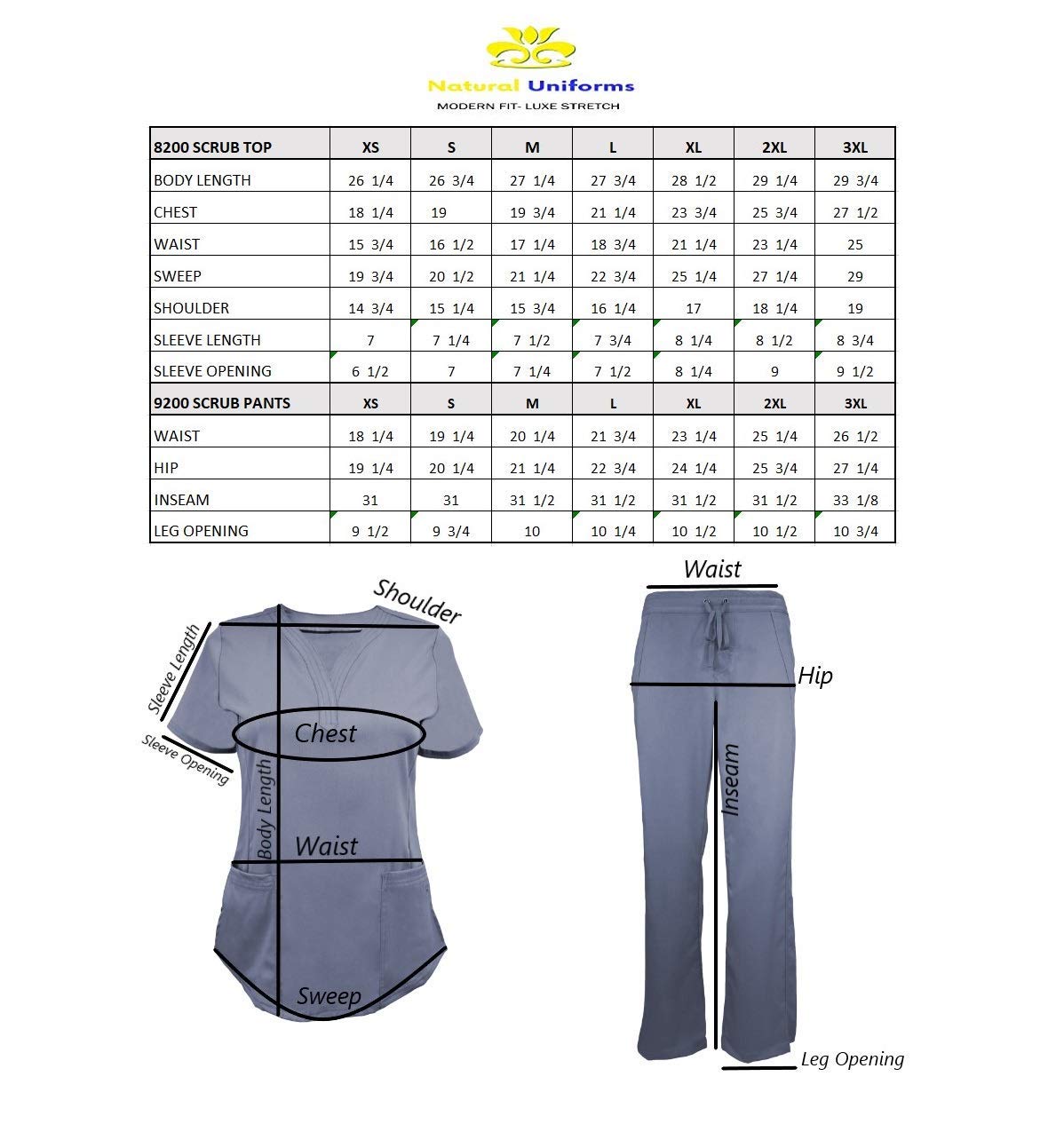 M&M SCRUBS Women's Ultra Soft Drop-Neck 2 Pocket Scrub Set