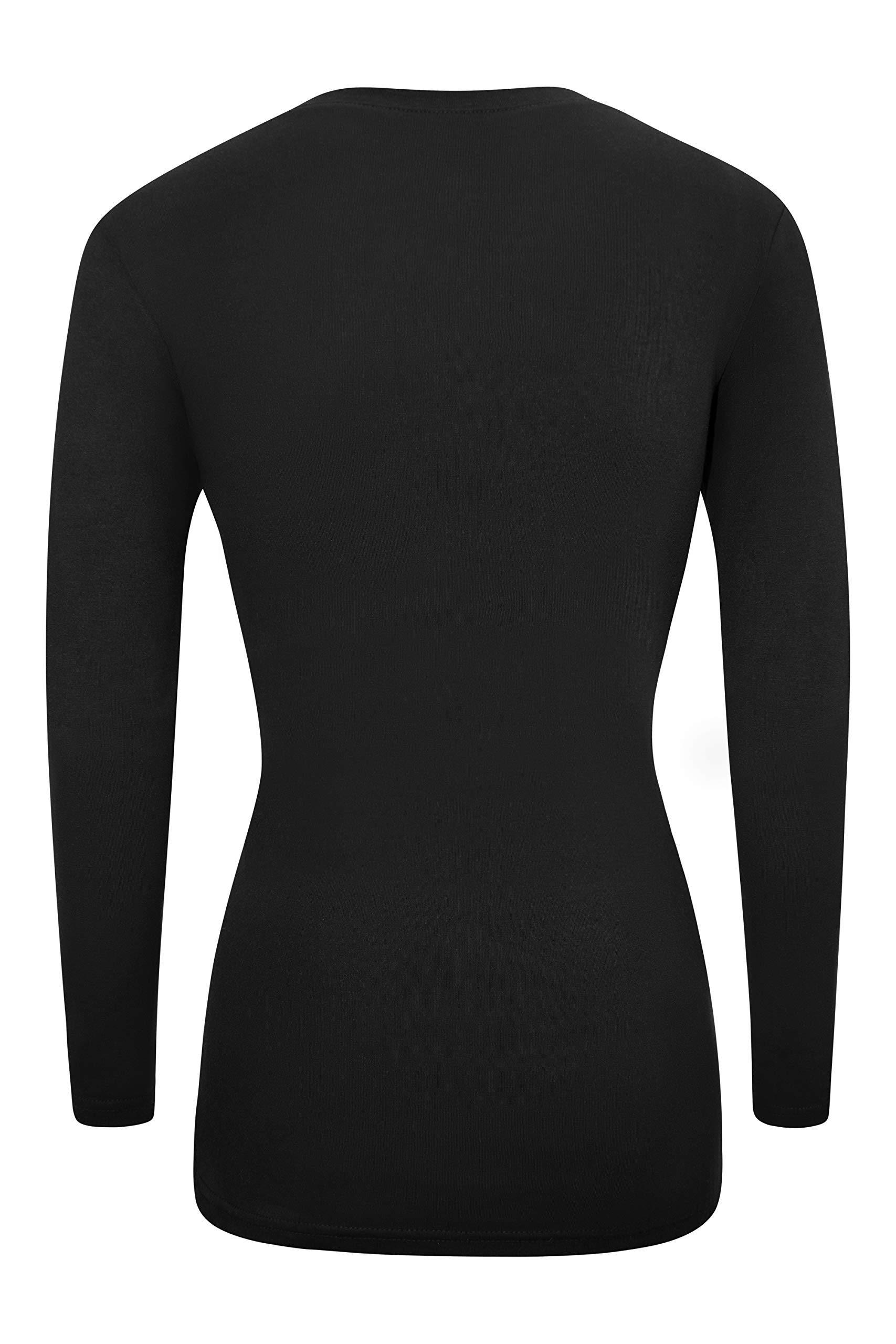 M&M SCRUBS Women's Under Scrub Tee V-Neck Long Sleeve T-Shirt