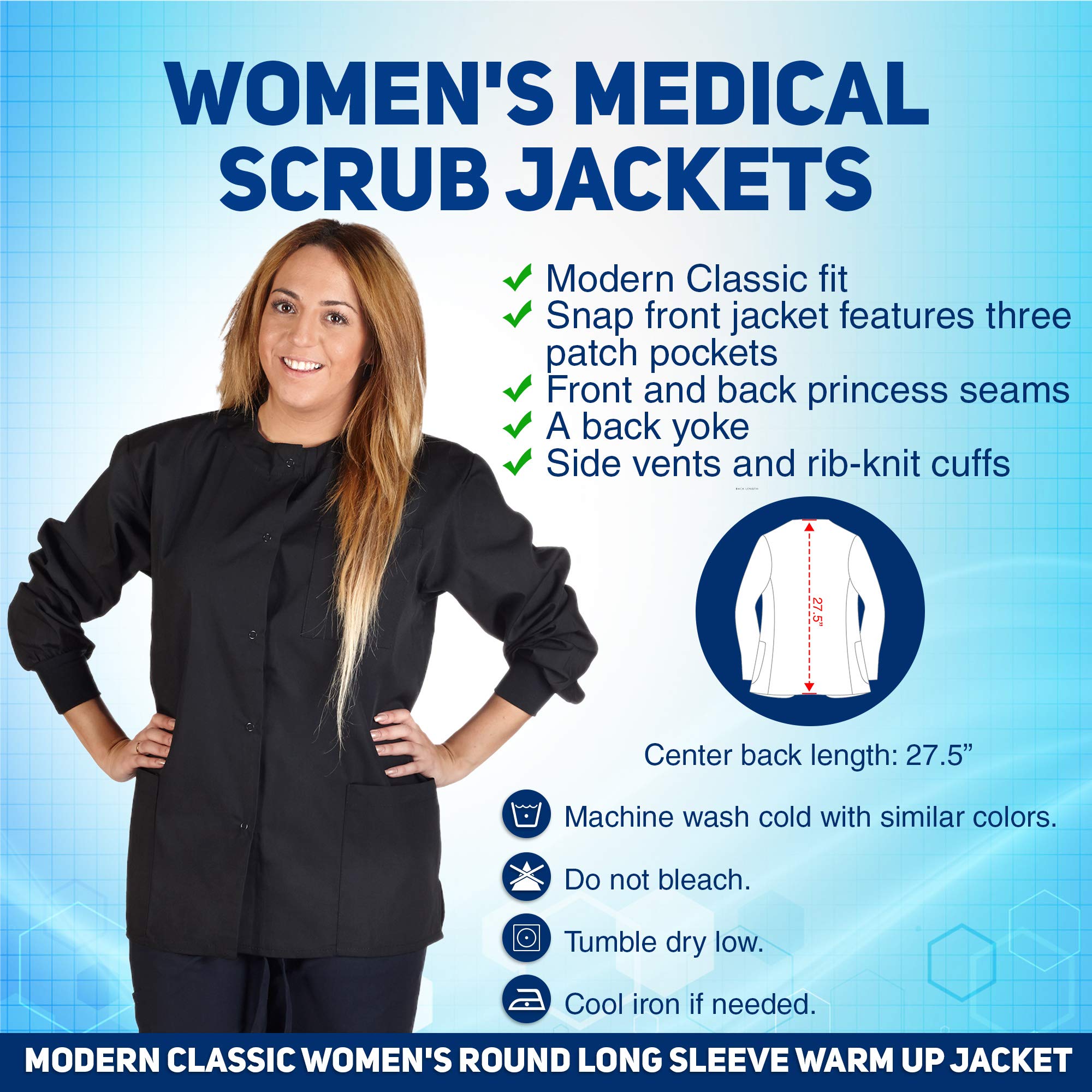Medical Scrub Set Women's Scrub Jacket