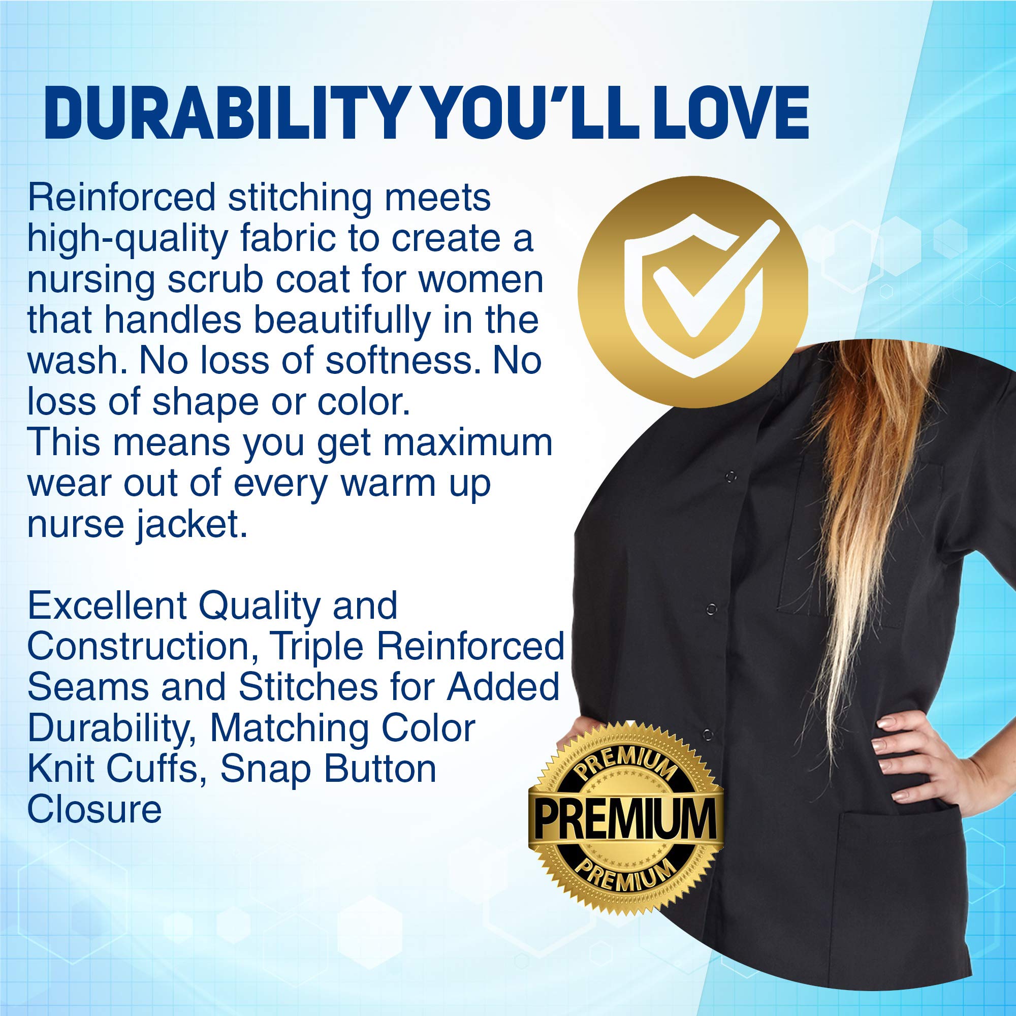 Medical Scrub Set Women's Scrub Jacket