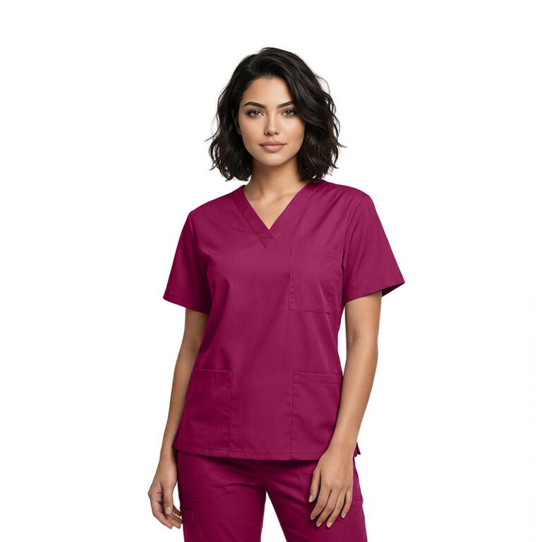 Classic Unisex 3 Pocket Scrub Top - CHK101