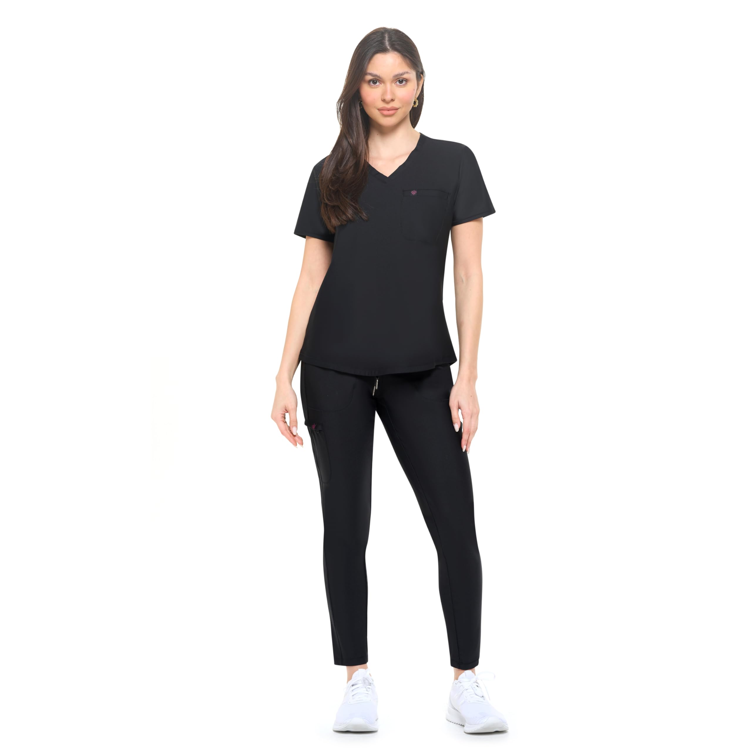 M&M SCRUBS Women's Scrub Set Ultra Stretch Form Fitting Scrubs for Women Set ( STYLE 8600 ) - Image 4
