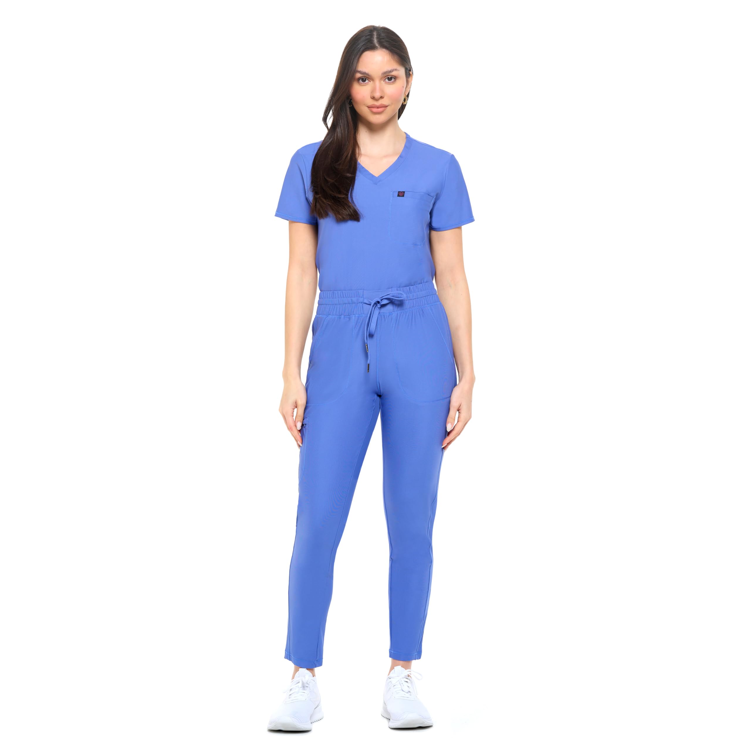 M&M SCRUBS Women's Scrub Set Ultra Stretch Form Fitting Scrubs for Women Set ( STYLE 8600 ) - Image 7